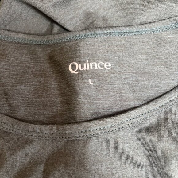 QUINCE Women Flowknit Breeze Long Sleeve Top Green Size L Stretch Active Comfort - Picture 5 of 10